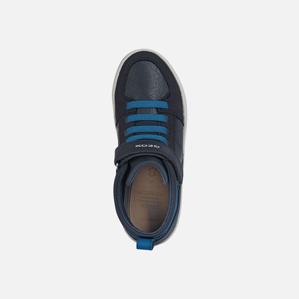 Tenis Geox Menino Azul Marinho - Alonisso - ANLUD9670